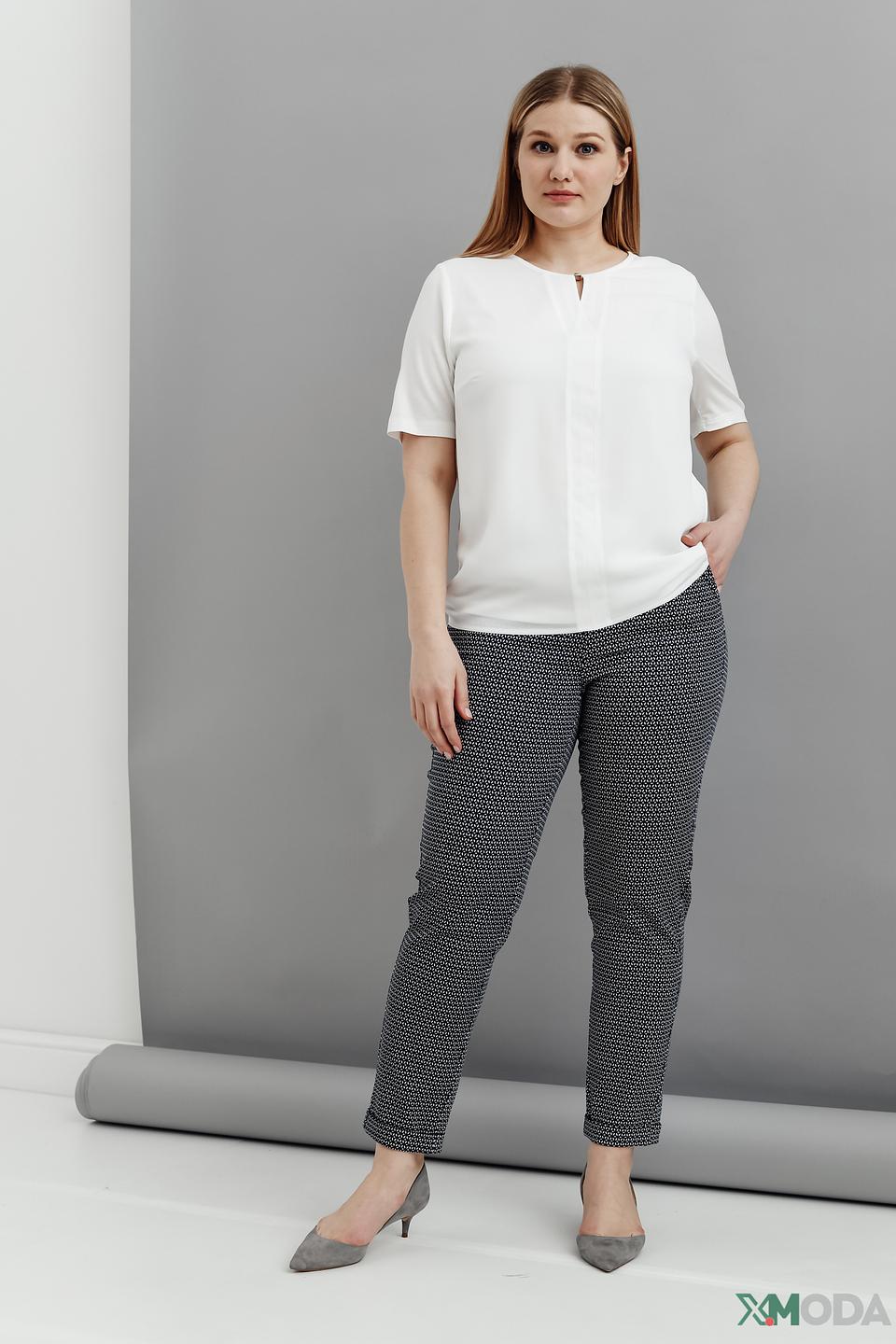 Брюки Frank Walder в мелкий принт