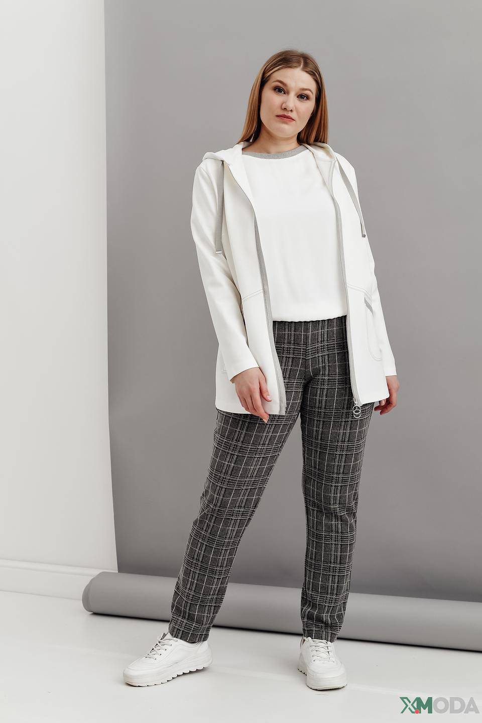 Жакет Frank Walder с капюшоном белый