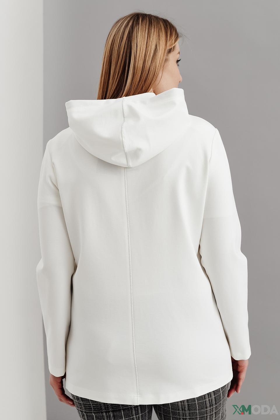 Жакет Frank Walder с капюшоном белый