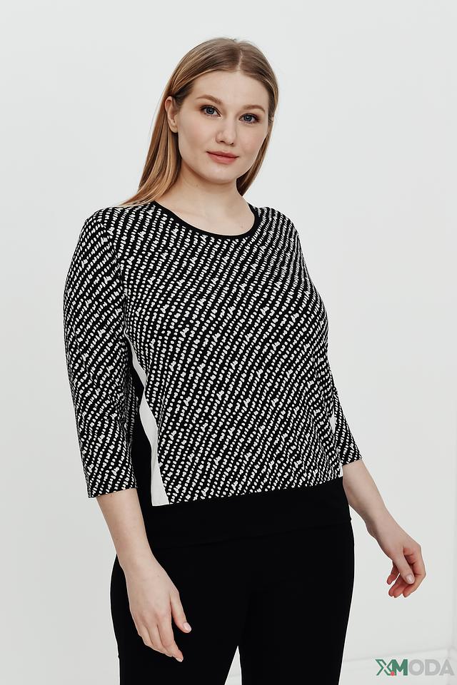 Джемпер Frank Walder с принтом чёрно-белый