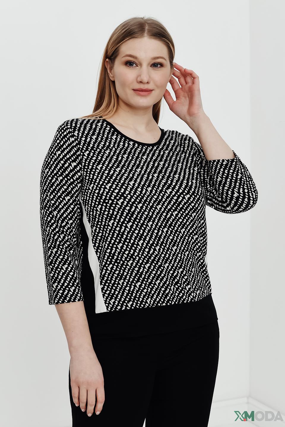 Джемпер Frank Walder с принтом чёрно-белый