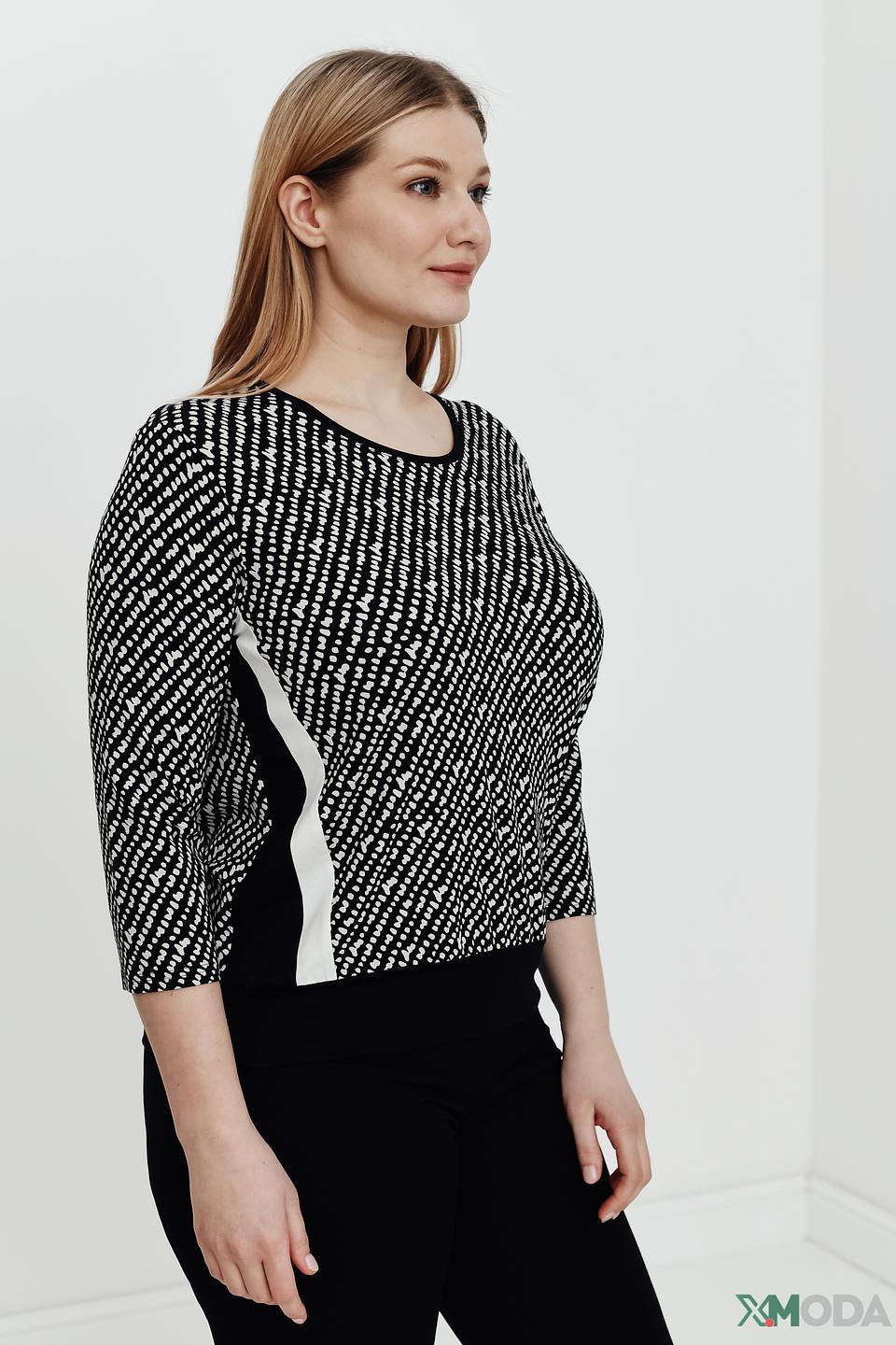 Джемпер Frank Walder с принтом чёрно-белый