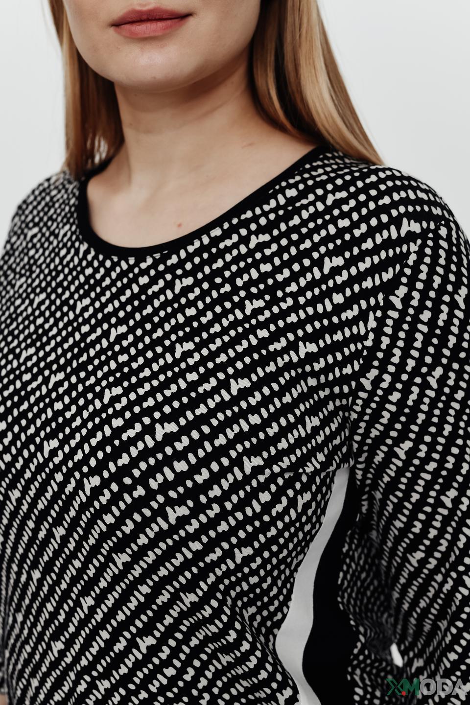 Джемпер Frank Walder с принтом чёрно-белый