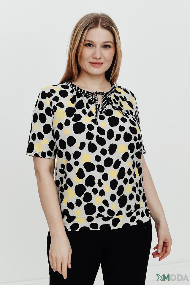 Блуза Frank Walder в горошек