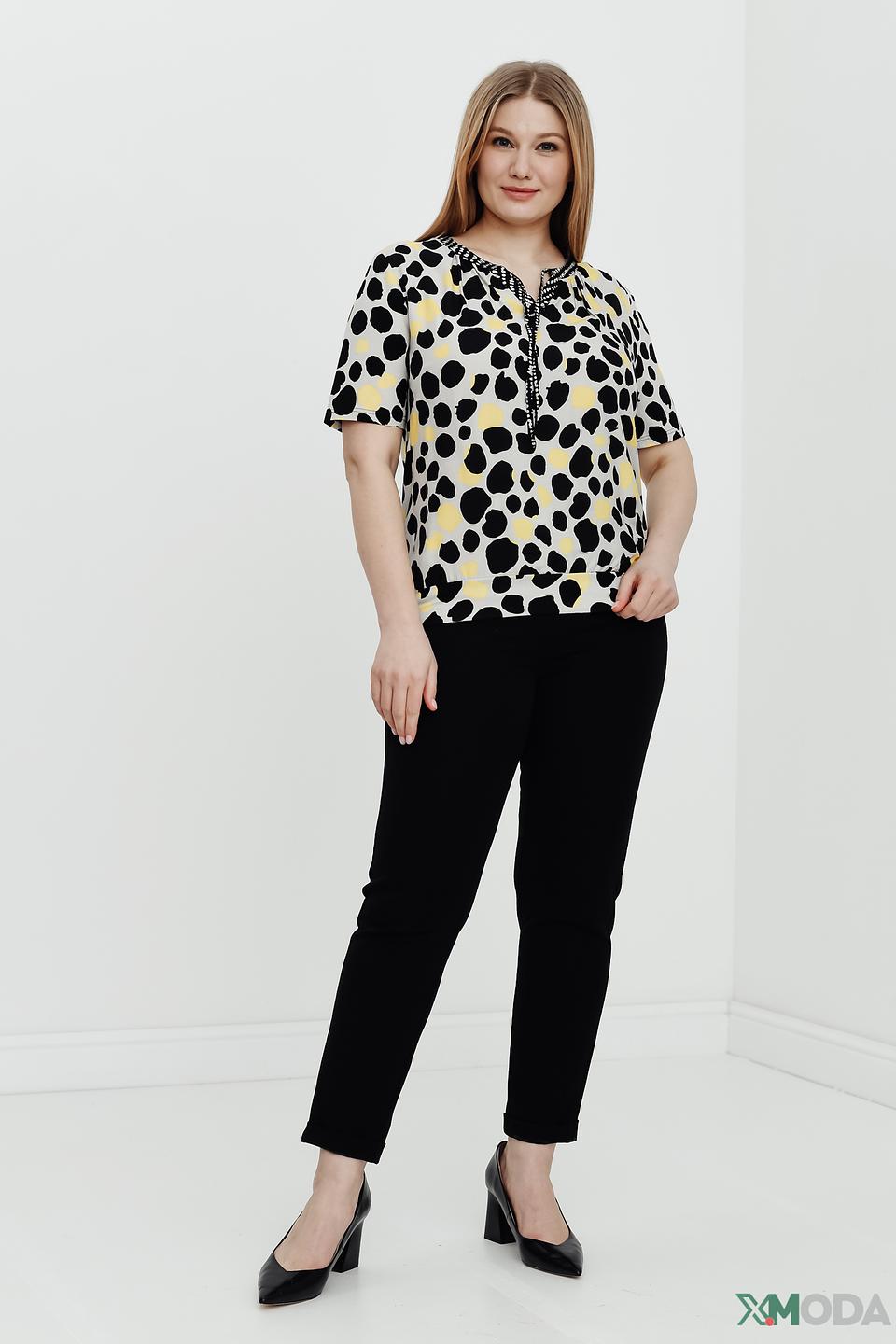 Блуза Frank Walder в горошек