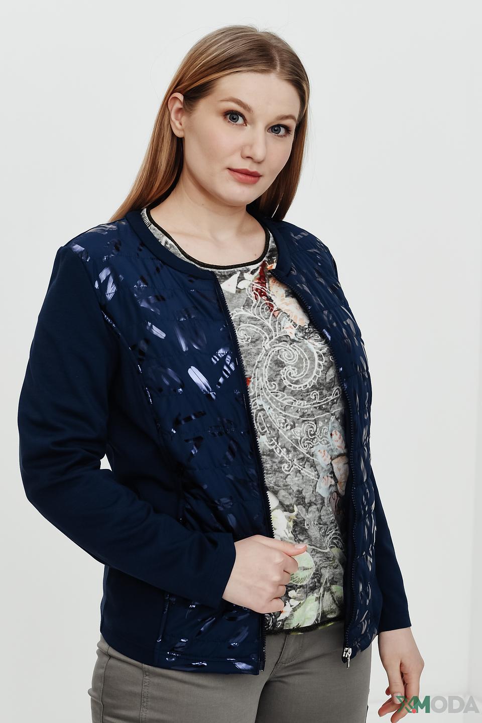 Жакет Rabe collection синий с принтом