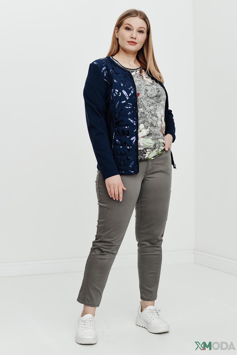 Жакет Rabe collection синий с принтом