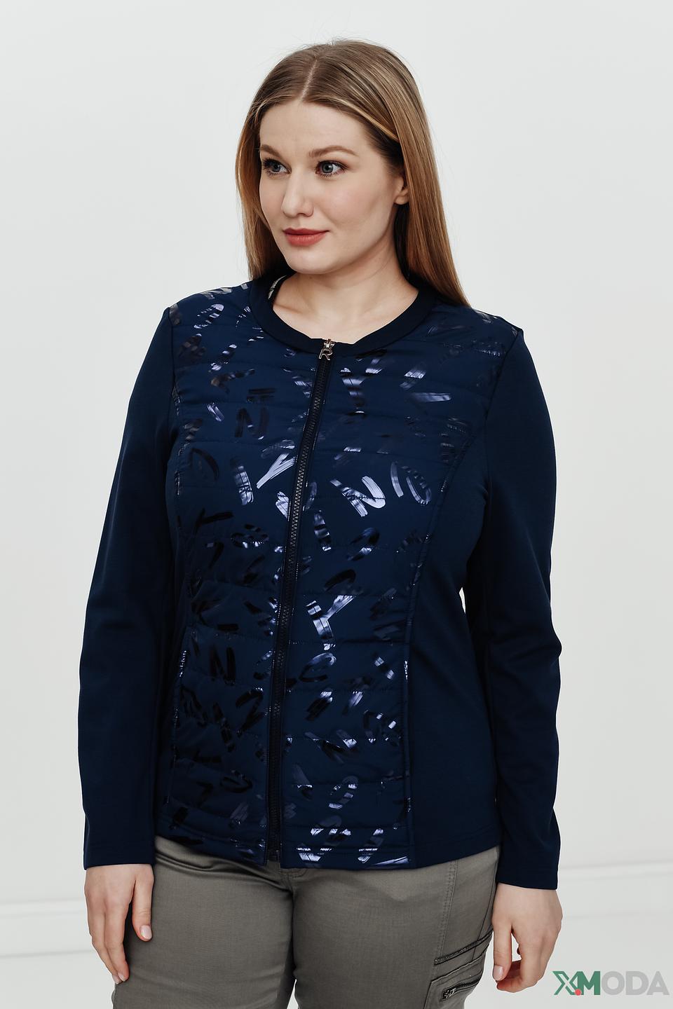 Жакет Rabe collection синий с принтом