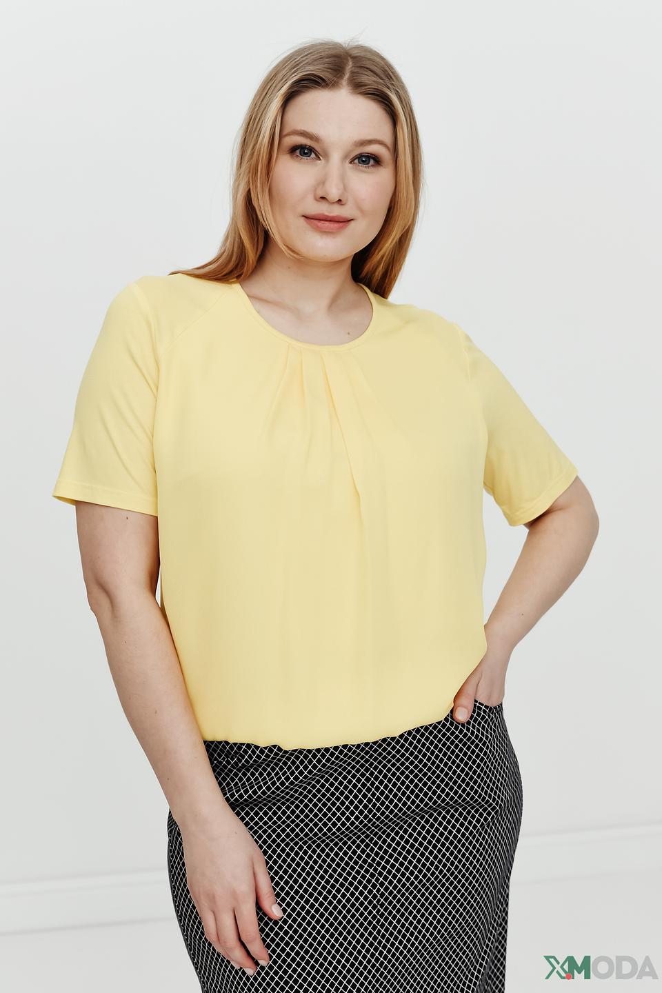 Блуза Frank Walder женская жёлтая