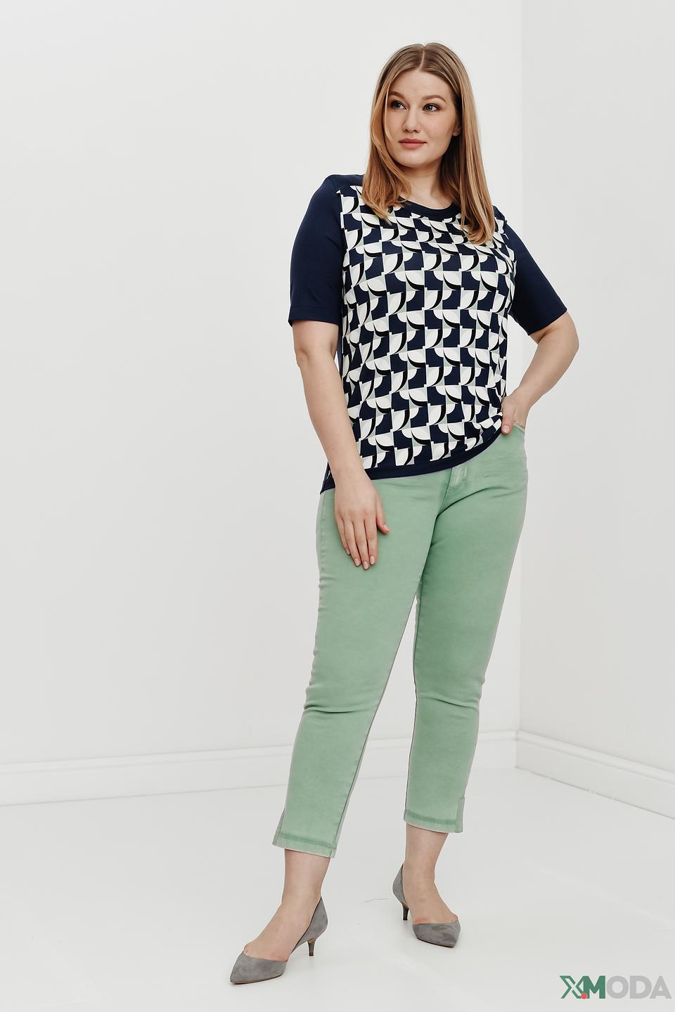 Блуза Eugen Klein с геометрическим принтом