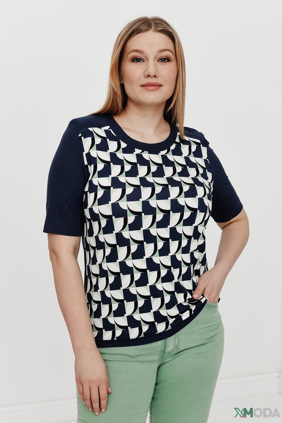 Блуза Eugen Klein с геометрическим принтом