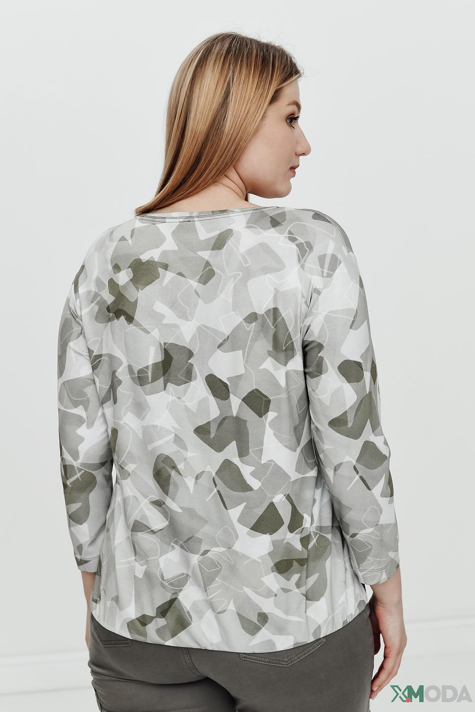 Блуза Rabe collection с принтом камуфляж