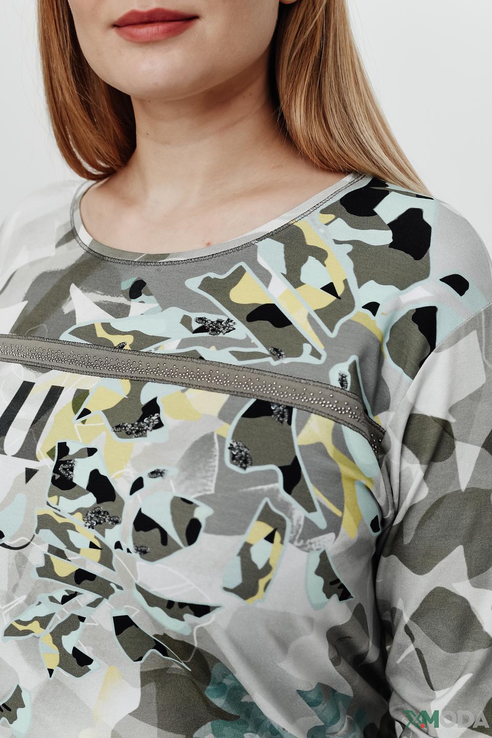 Блуза Rabe collection с принтом камуфляж