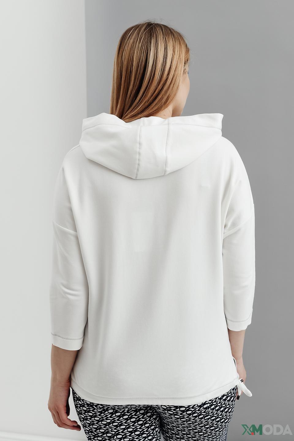 Пуловер Thomas Rabe с принтом белый