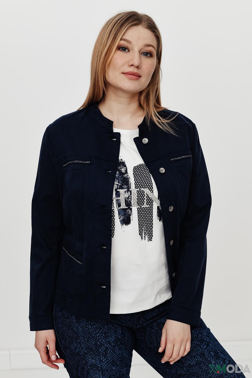 Жакет Thomas Rabe приталенный тёмно-синий