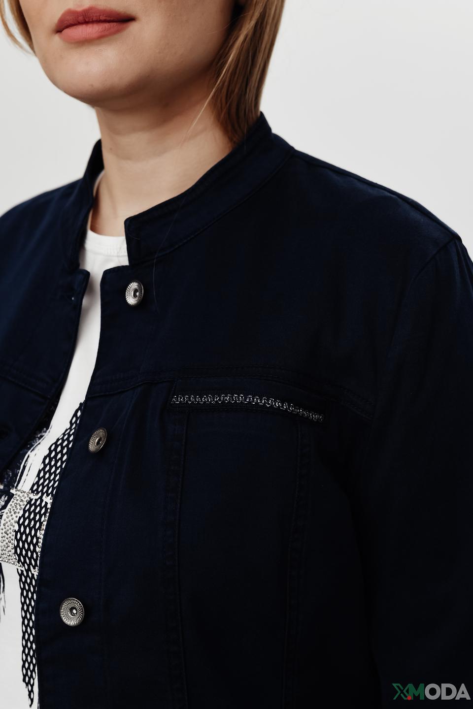 Жакет Thomas Rabe приталенный тёмно-синий