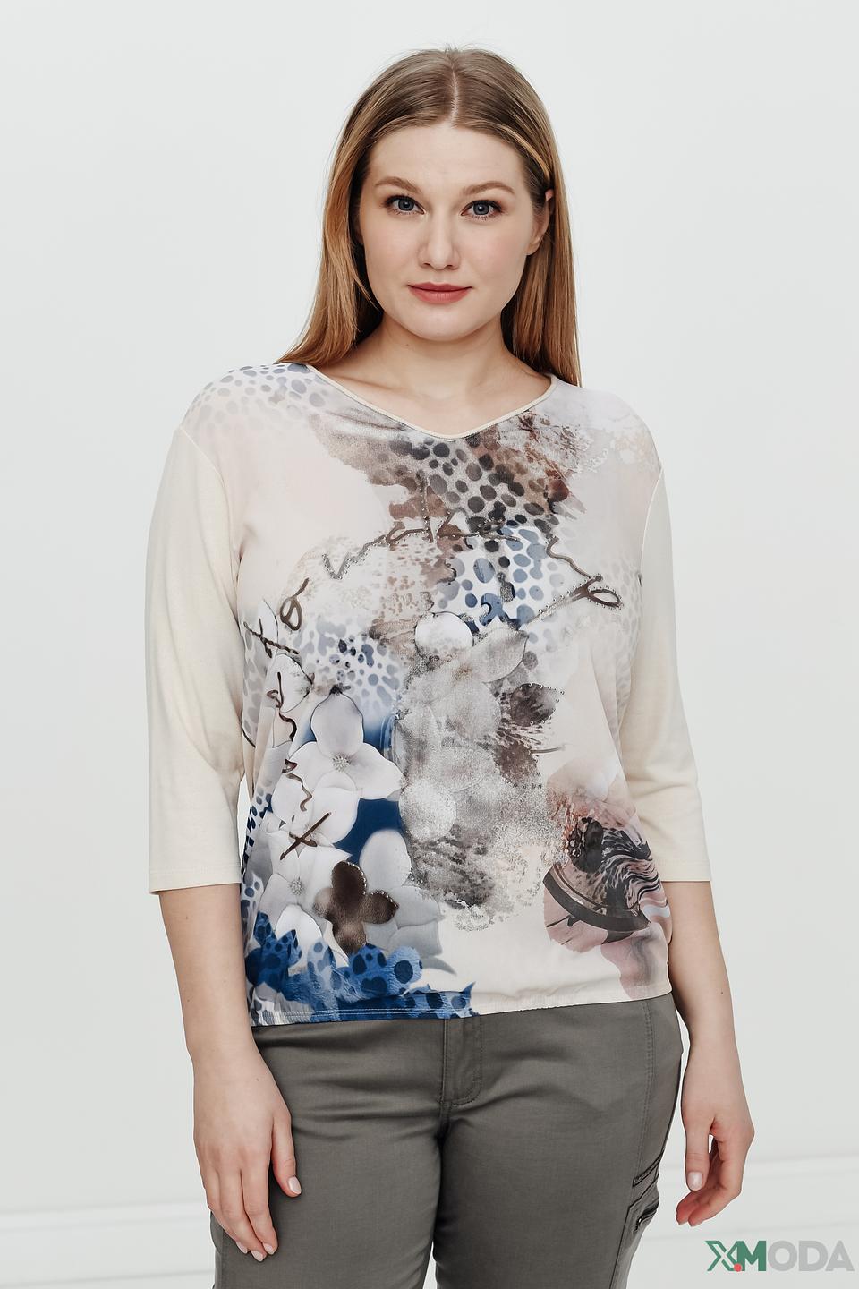 Блуза Thomas Rabe с цветочным принтом