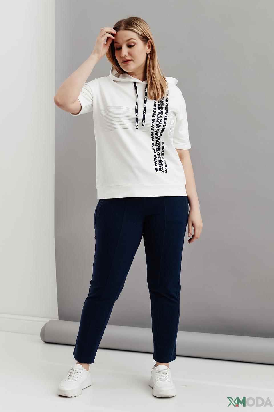 Джемпер Thomas Rabe с капюшоном белый