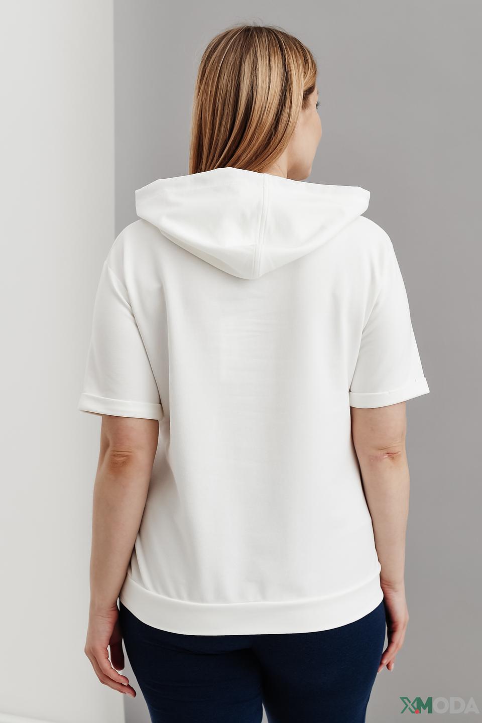 Джемпер Thomas Rabe с капюшоном белый