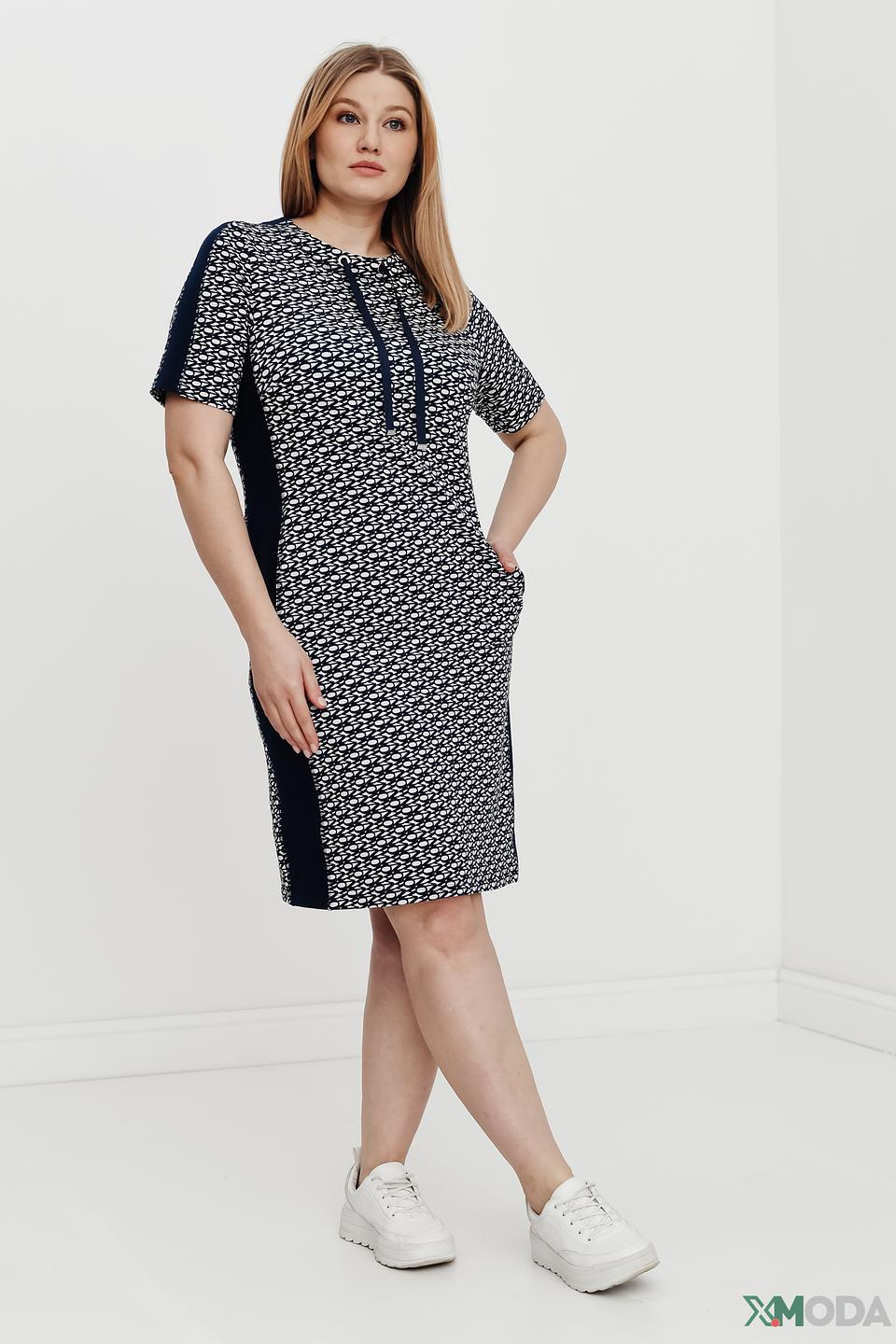 Платье Thomas Rabe с принтом и капюшоном