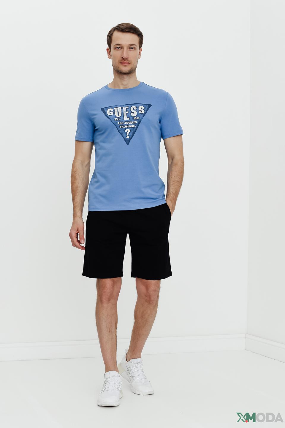 Шорты Guess чёрные спортивные