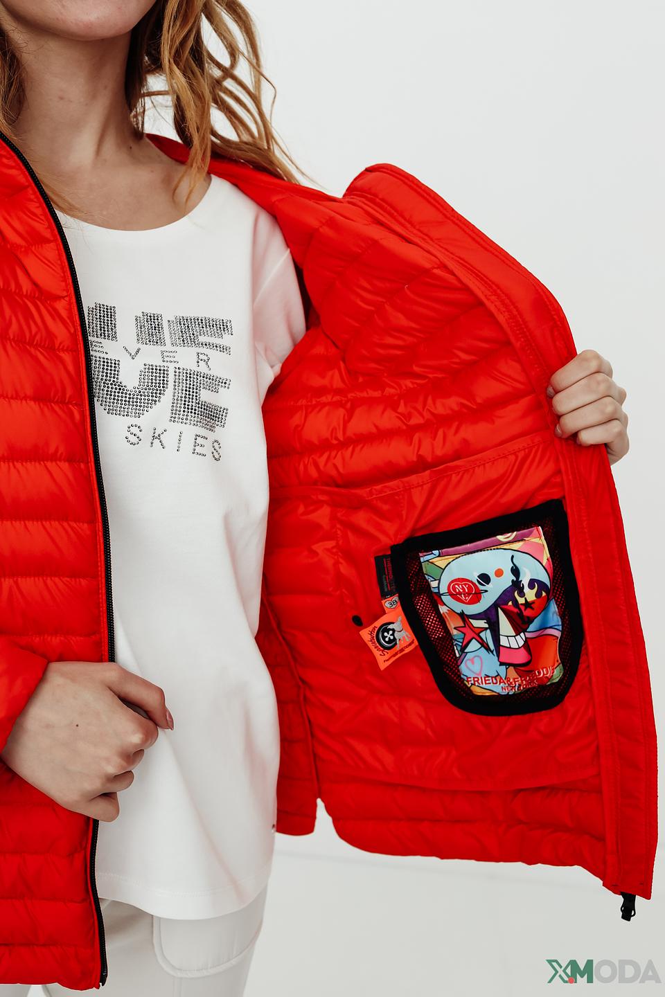 Куртка Frieda and Freddies стеганая красная