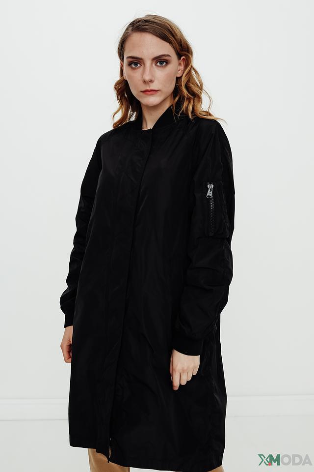 Куртка Beaumont чёрная удлинённая