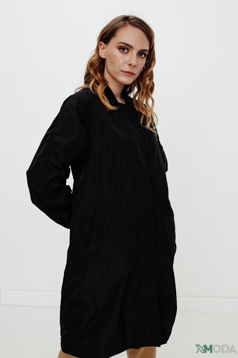 Куртка Beaumont чёрная удлинённая