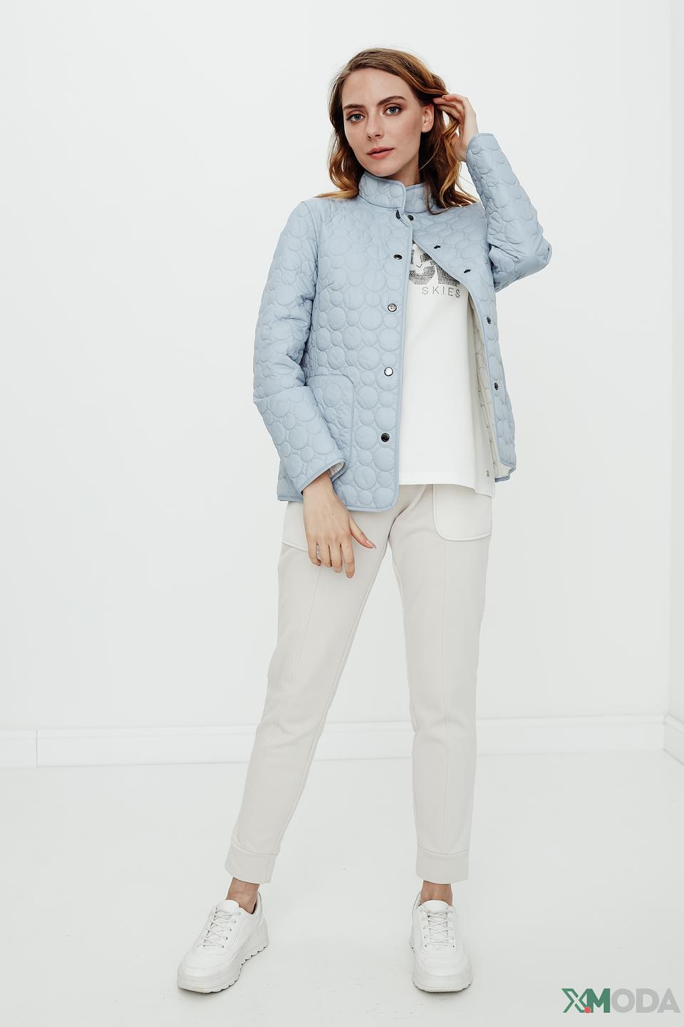 Брюки Monari бежевые с манжетами