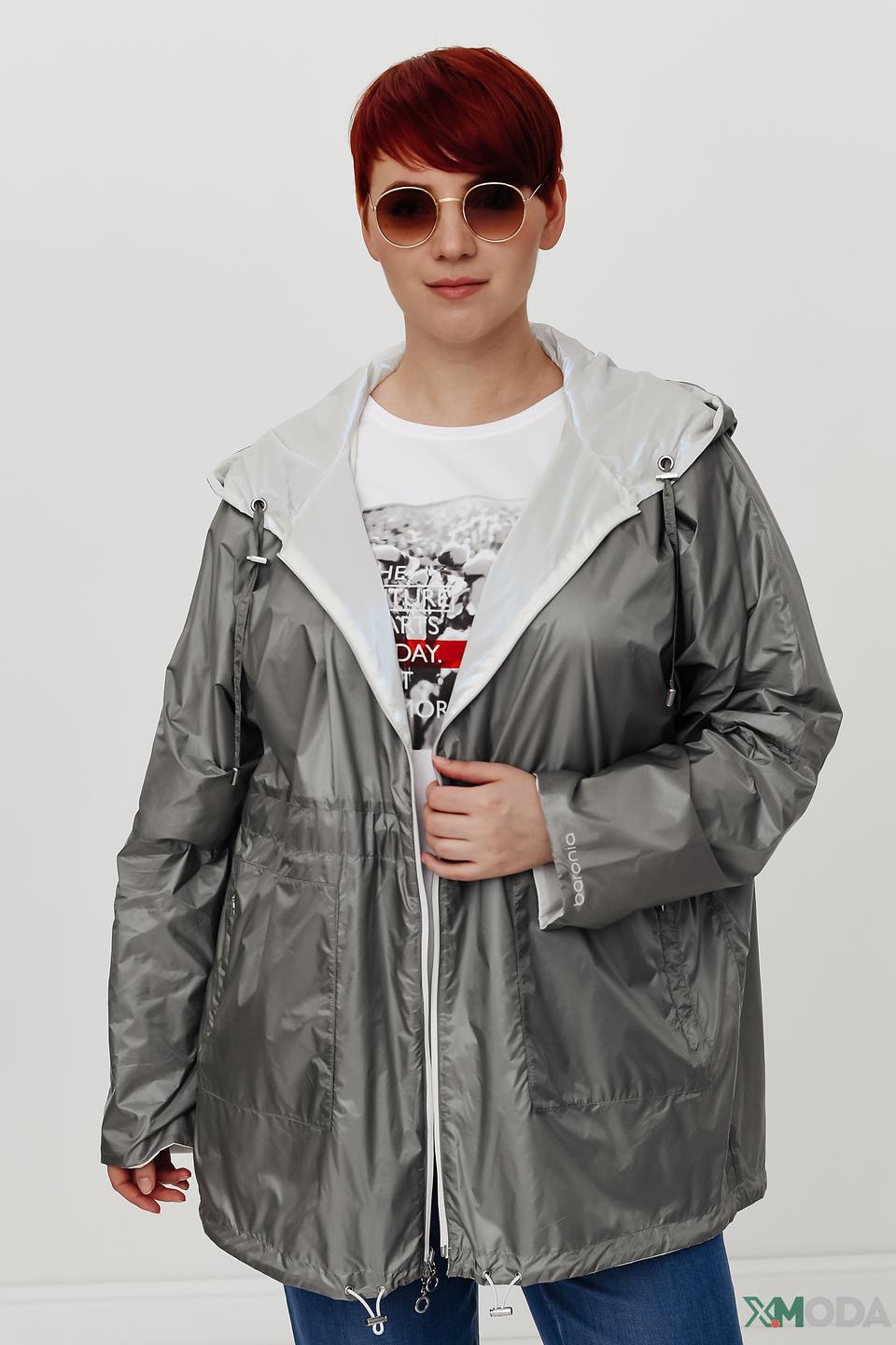 Куртка Baronia серая с капюшоном