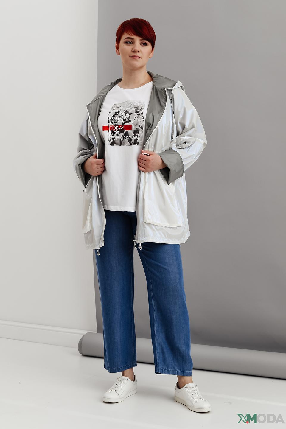 Куртка Baronia серая с капюшоном