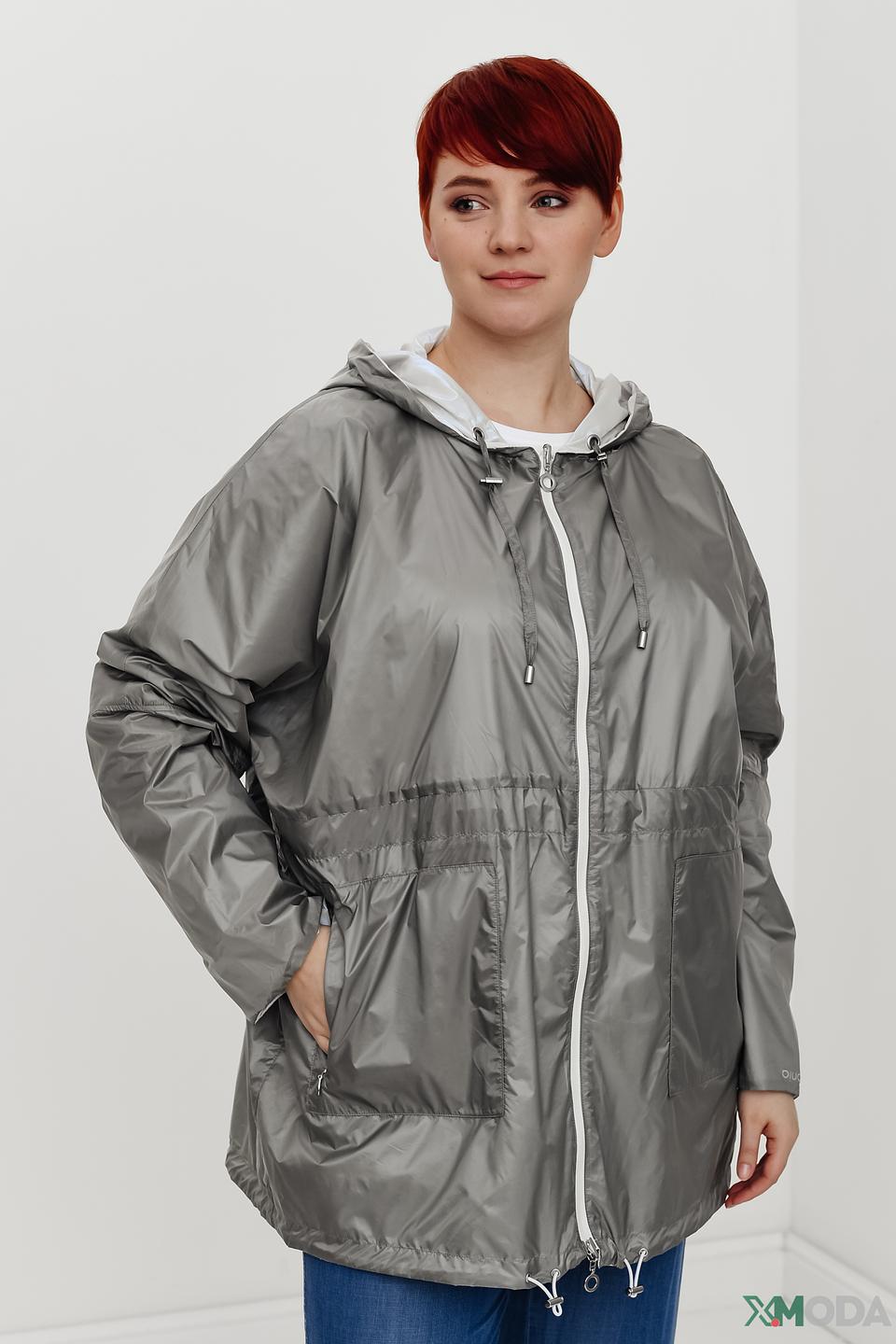 Куртка Baronia серая с капюшоном