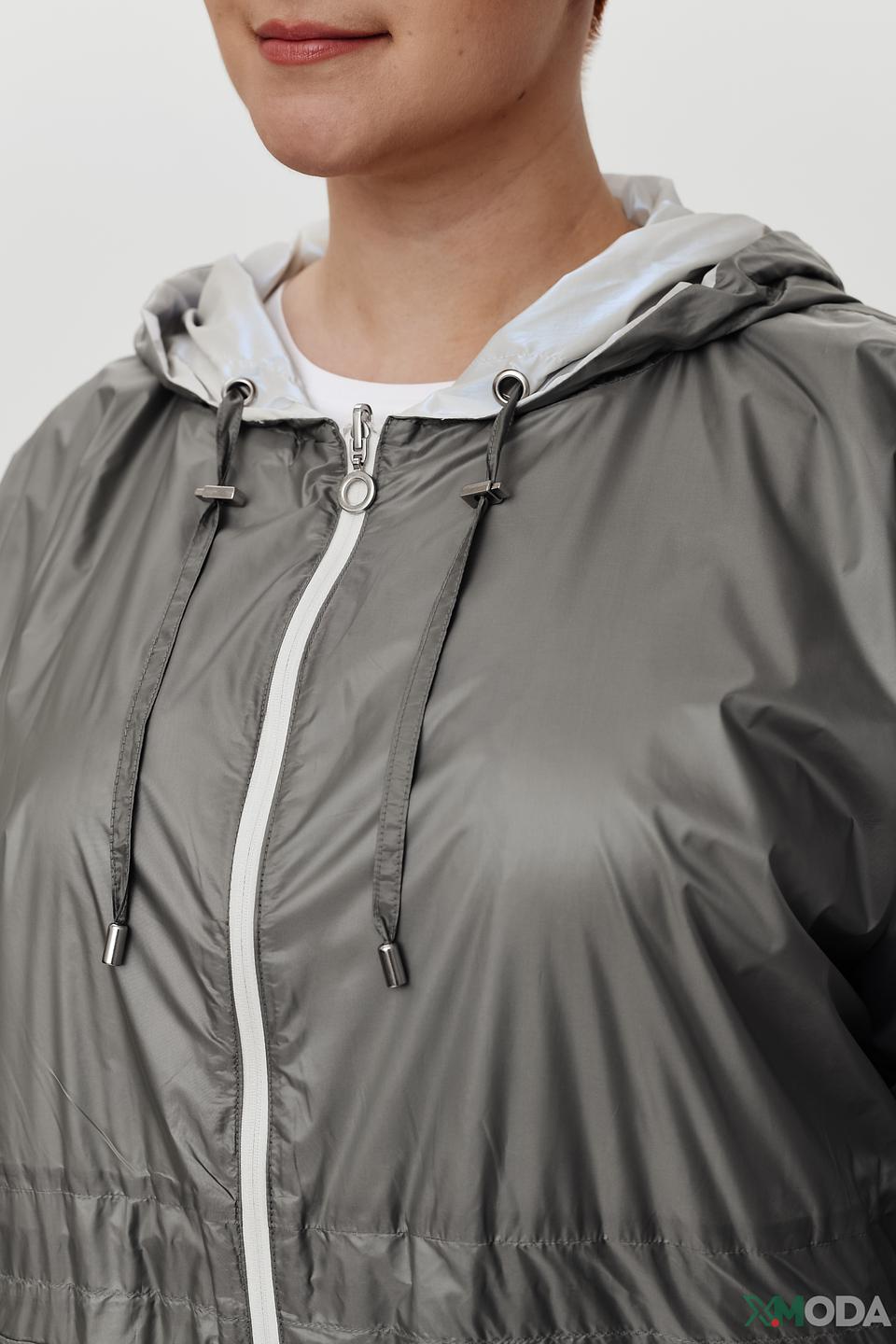 Куртка Baronia серая с капюшоном