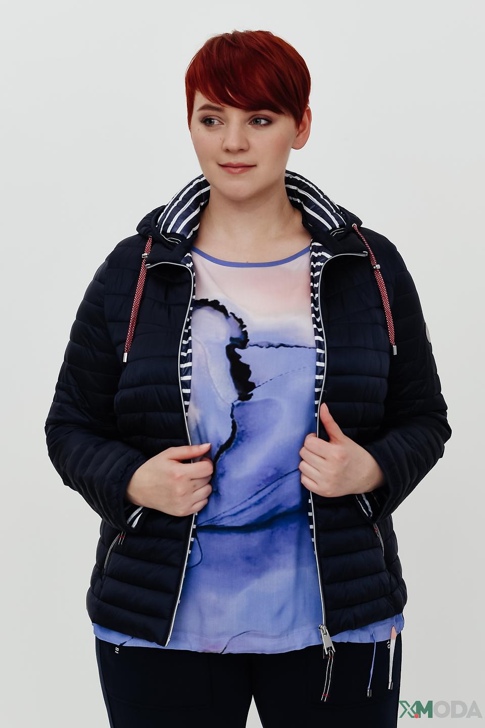 Куртка Lebek стеганая синяя