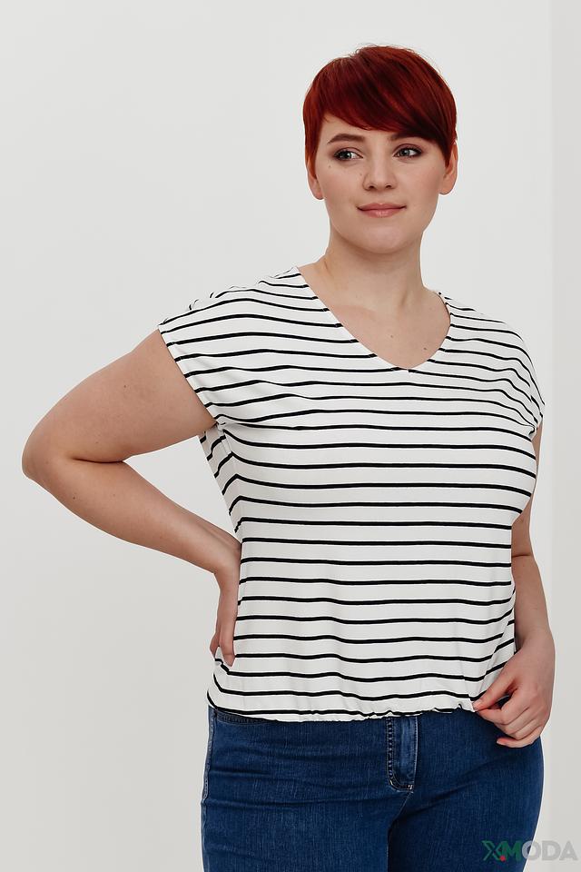 Футболка Lebek в полоску