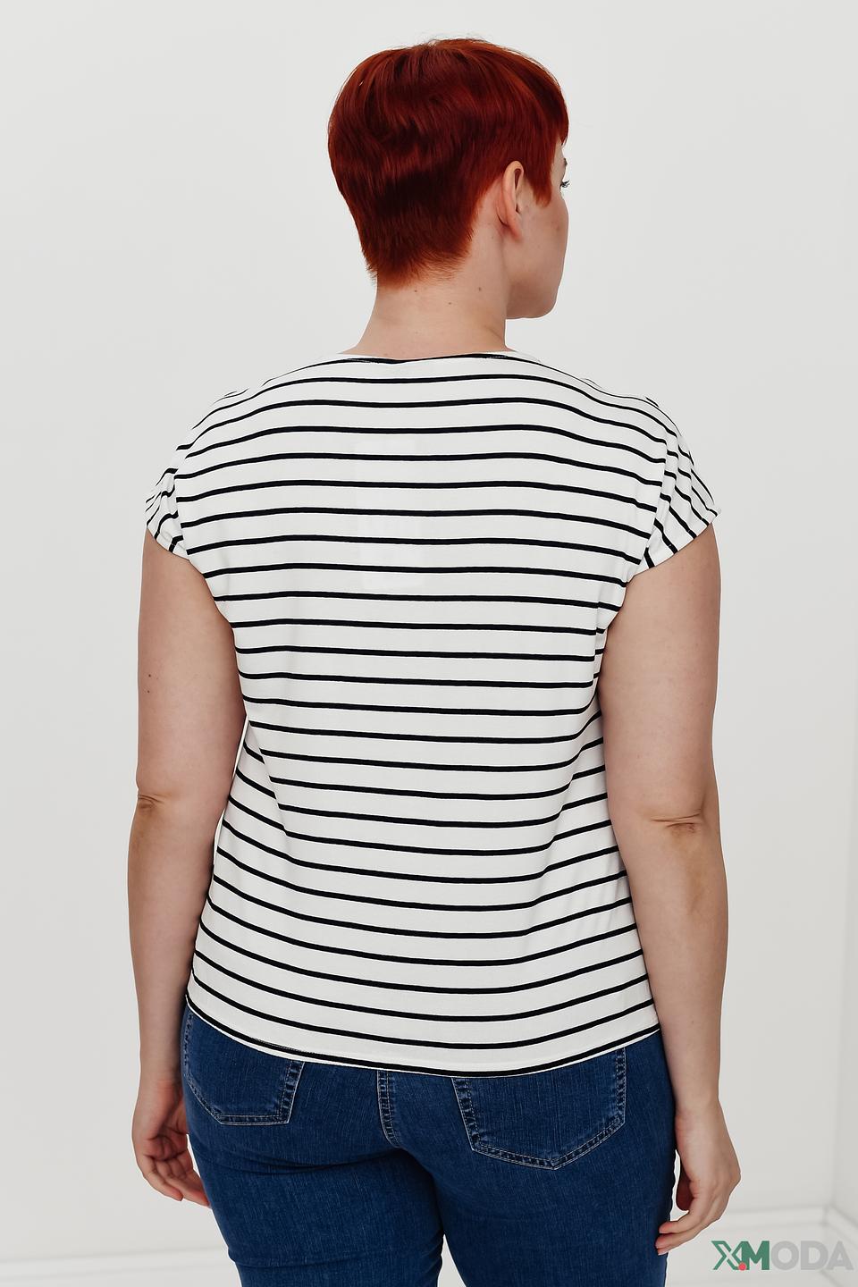 Футболка Lebek в полоску