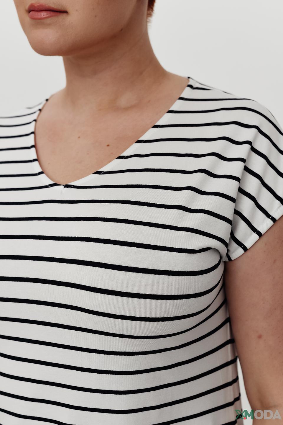 Футболка Lebek в полоску