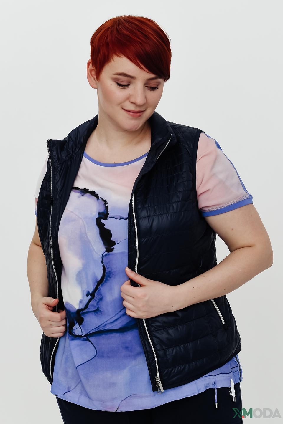 Жилет Frank Walder стеганый чёрный