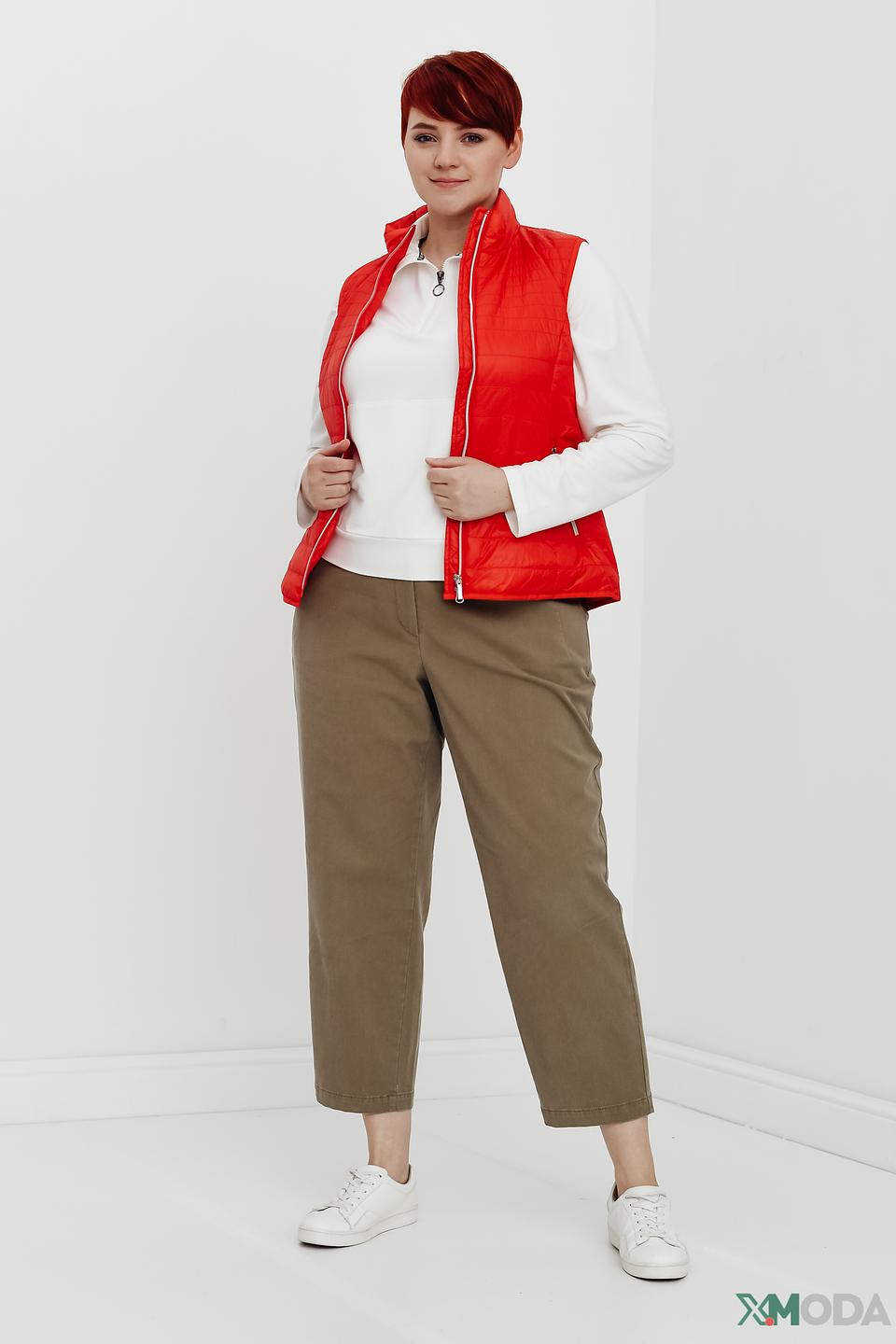 Жилет Frank Walder стеганый красный