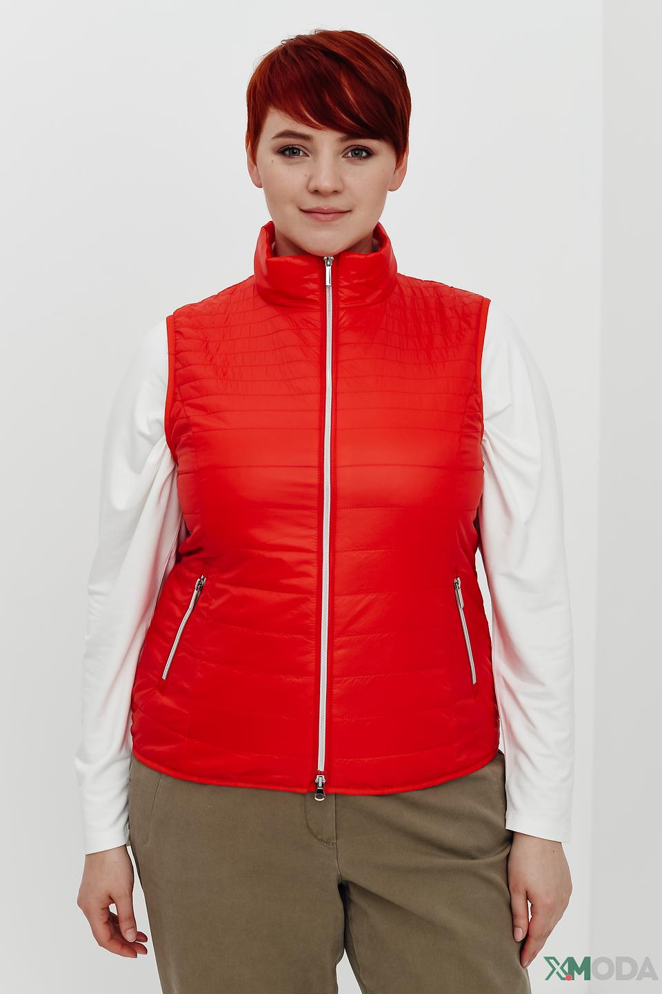 Жилет Frank Walder стеганый красный