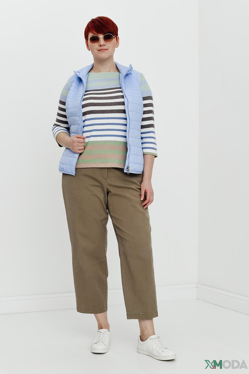 Жилет Frank Walder стеганый голубой