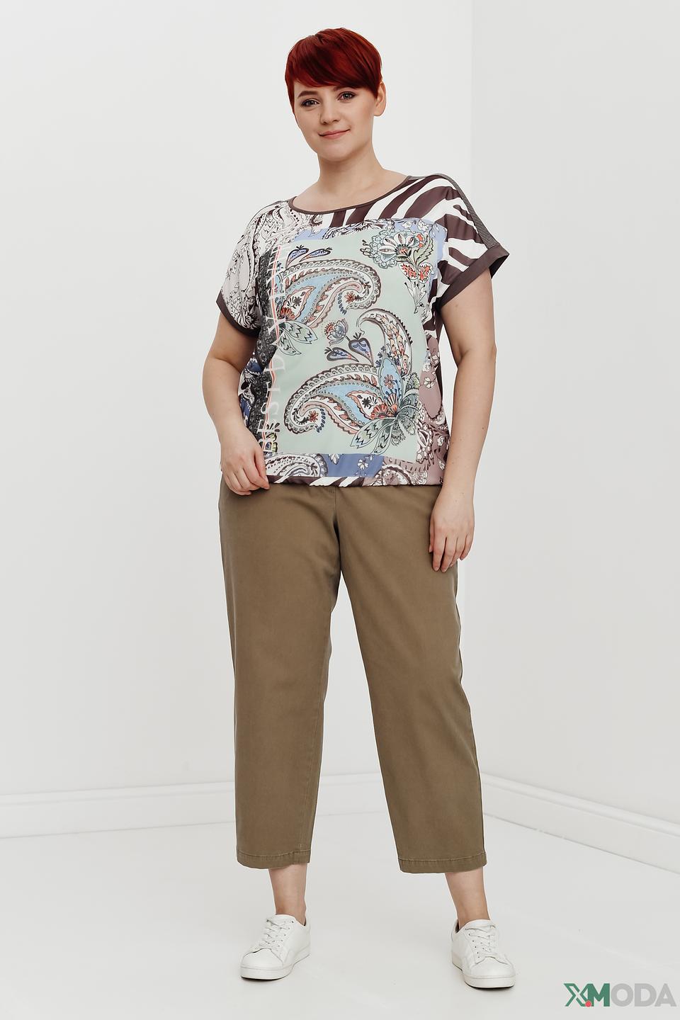 Блуза Via Appia с узором DUE