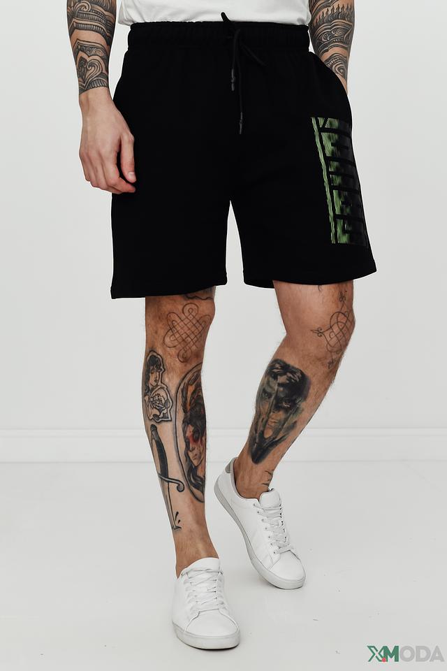 Шорты Gaudi чёрные с логотипом