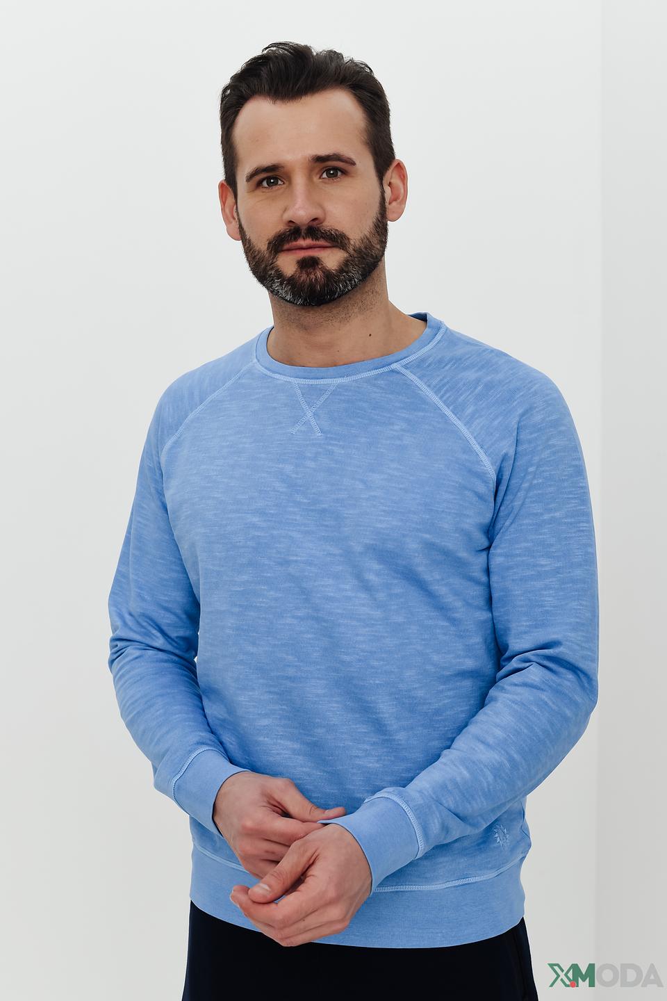 Джемпер Ragman мужской голубой