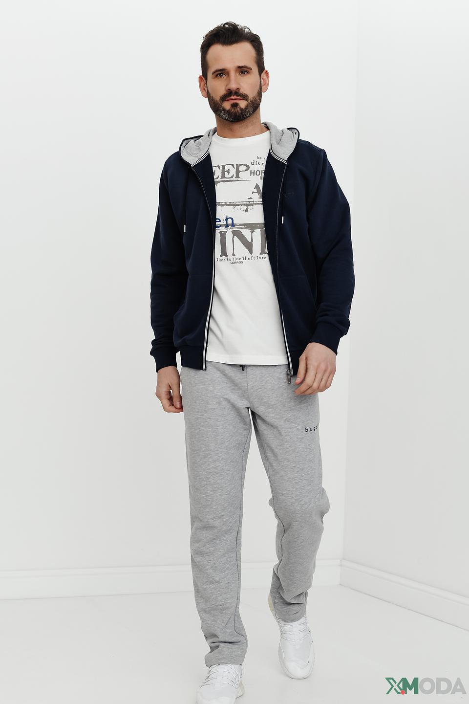 Кардиган Monte Carlo синий с капюшоном