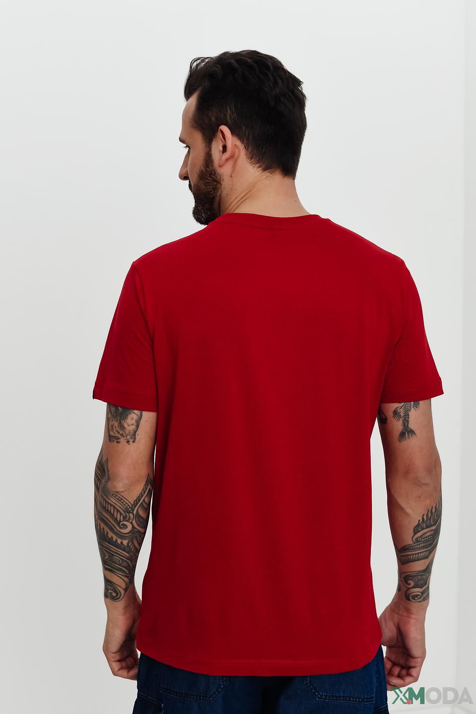 Футболка Lerros с принтом красный