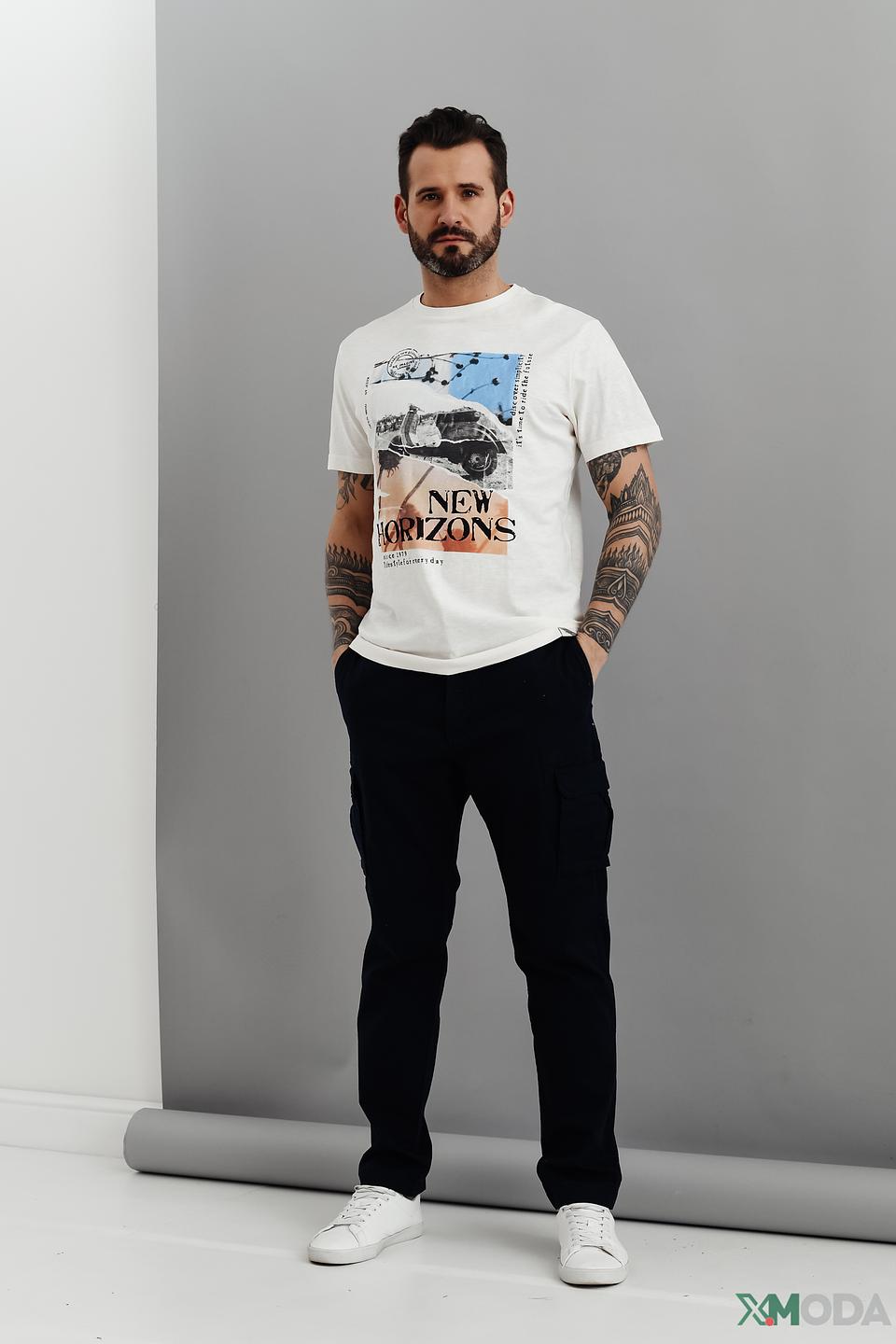 Футболка Lerros с принтом New Horizons