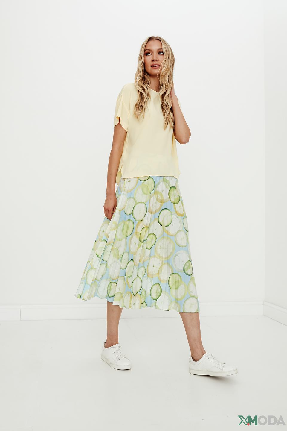Юбка Ice Play с принтом огурцов