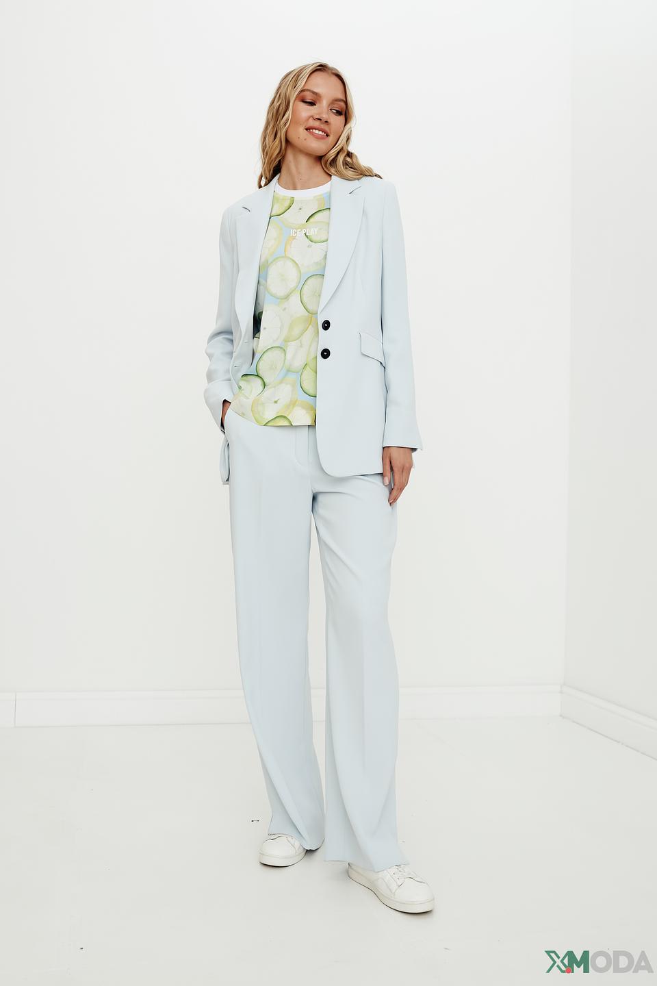 Жакет Taifun голубой приталенный