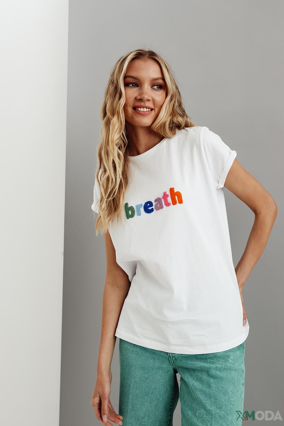 Футболка i Blues женская с принтом